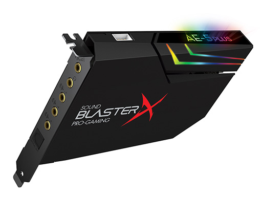 画像ギャラリー No.003のサムネイル画像 / Creative，サウンドカード「Sound BlasterX AE-5 Plus」を直販限定で国内発売。最新版ソフトに対応したマイナーチェンジモデル