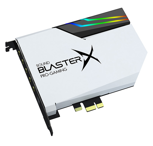 画像ギャラリー No.001のサムネイル画像 / Creative,サウンドカード「Sound BlasterX AE-5 Plus」のホワイトモデルを直販限定で発売