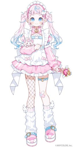 画像ギャラリー No.002のサムネイル画像 / 「にじさんじ」の新人ライバー，ぷりん・らら・もーどさんとぽめろ・ぱんちさんが本日デビュー。とある理由で人間界にやってきた元魔法少女