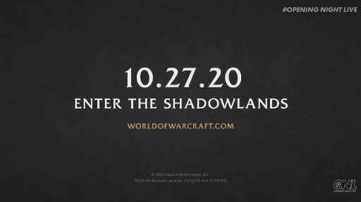 画像ギャラリー No.006のサムネイル画像 / 「Ｗorld of Ｗarcraft: Shadowlands」の発売日が10月27日に決定。ストーリーやインゲームシーンが確認できるトレイラーも公開