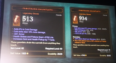 画像ギャラリー No.007のサムネイル画像 / 「Diablo III：Reaper of Souls」で導入される「Loot 2.0」の概要を説明。レジェンダリーやセットアイテムはより魅力的なものに