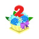 画像ギャラリー No.003のサムネイル画像 / 「ハッピーベジフル」，2周年記念ステッカーを集めて限定アイテムをもらおう