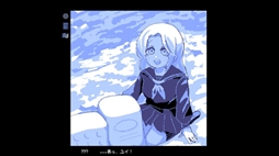 画像ギャラリー No.005のサムネイル画像 / 海の底に沈んでしまった島を舞台にしたポイント＆クリックADV「水彩画は水底に沈む」，Steamで配信開始。少女2人の旅を手助けする