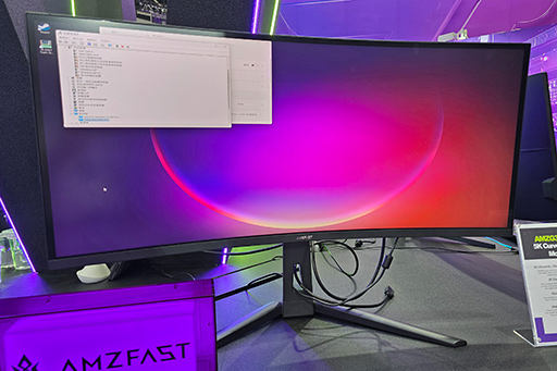 画像ギャラリー No.007のサムネイル画像 / 抜群のコスパで注目集める「AMZFAST」が，未発表の5Kウルトラワイド液晶や有機ELディスプレイをCOMPUTEX 2026で披露