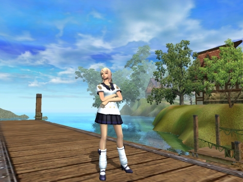 画像ギャラリー No.003のサムネイル画像 / 「YS Online」，クエストをクリアすると“夏服”コスチュームが