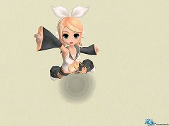 画像ギャラリー No.005のサムネイル画像 / ミクに続いてリンも！　6月5日，「パンヤ」に「鏡音リン」衣装が登場
