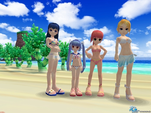 画像ギャラリー No.001のサムネイル画像 / 「スカッとゴルフ パンヤ」，女性キャラ用新作水着の第2弾をCPアイテムで追加