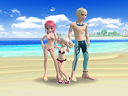 画像ギャラリー No.009のサムネイル画像 / 「スカッとゴルフ パンヤ」，6キャラクター分の2014年新作水着が本日実装。マジックボックスでカラーの変更も可能