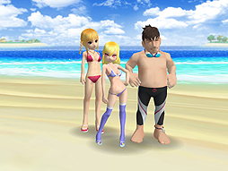 画像ギャラリー No.011のサムネイル画像 / 「スカッとゴルフ パンヤ」，6キャラクター分の2014年新作水着が本日実装。マジックボックスでカラーの変更も可能