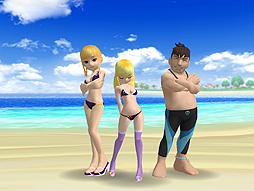 画像ギャラリー No.012のサムネイル画像 / 「スカッとゴルフ パンヤ」，6キャラクター分の2014年新作水着が本日実装。マジックボックスでカラーの変更も可能