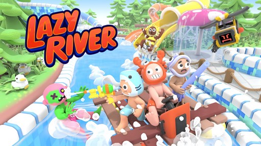 画像ギャラリー No.001のサムネイル画像 / 宇宙ウォーターパークをイカダで下る協力FPS「Lazy River」試遊レポート。水鉄砲や浮棒でゾンビを倒し，“流れる拠点”を守りながらプールからの脱出を目指せ