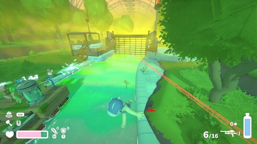 画像ギャラリー No.011のサムネイル画像 / 宇宙ウォーターパークをイカダで下る協力FPS「Lazy River」試遊レポート。水鉄砲や浮棒でゾンビを倒し，“流れる拠点”を守りながらプールからの脱出を目指せ