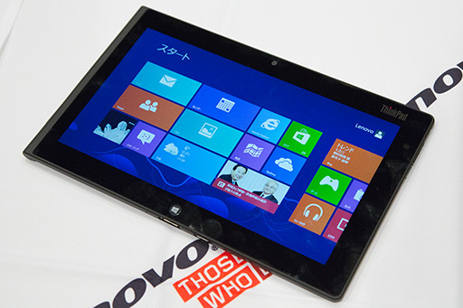 画像ギャラリー No.017のサムネイル画像 / Lenovo，Windows 8タブレット「ThinkPad Tablet 2」を解説。「Atom Z2760」搭載で軽量・薄型を実現