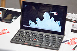 画像ギャラリー No.026のサムネイル画像 / Lenovo，Windows 8タブレット「ThinkPad Tablet 2」を解説。「Atom Z2760」搭載で軽量・薄型を実現