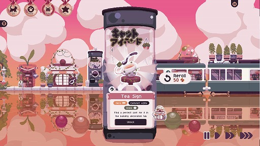 画像ギャラリー No.004のサムネイル画像 / お刺身派ねこも，日向ぼっこ派ねこも大満足。ねこがお客さんになる“猫の島”づくりゲーム「キャットアイランド」がSteamで本日発売