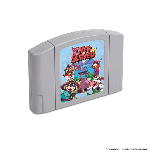画像ギャラリー No.002のサムネイル画像 / NINTENDO 64やNEOGEO，ドリームキャスト，セガサターンなど多彩なハードに対応した新作「Overserved: Food Fighters!」が予約受付中