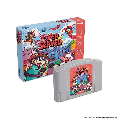 画像ギャラリー No.011のサムネイル画像 / NINTENDO 64やNEOGEO，ドリームキャスト，セガサターンなど多彩なハードに対応した新作「Overserved: Food Fighters!」が予約受付中