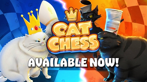 画像ギャラリー No.001のサムネイル画像 / かわいいモフモフネコたちを駒としたチェスゲーム「Cat Chess」，配信開始。相手のターンを待つ間にネコと遊べる