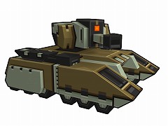 画像ギャラリー No.002のサムネイル画像 / 二足歩行型から戦車へ。「C21」，変形ロボ「ガンドレッド」登場