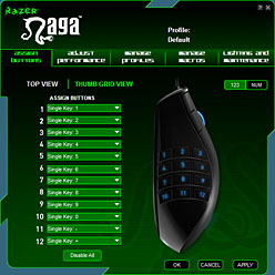 画像ギャラリー No.024のサムネイル画像 / 左サイド12ボタン仕様の“MMO専用”マウス，「Razer Naga」レビュー。本機，イロモノに非ず