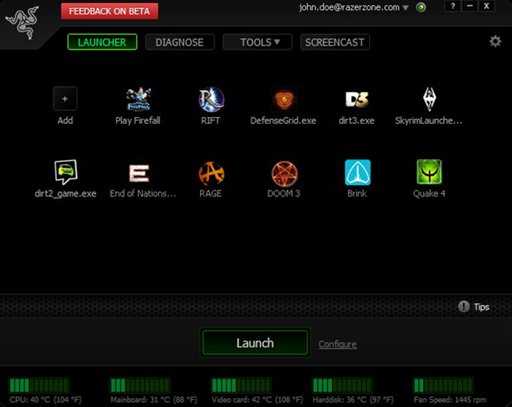 画像ギャラリー No.001のサムネイル画像 / Razer，PCシステム最適化ツール「Razer Game Booster」のβ版を公開。ゲームに不必要なアプリや機能を一時的に停止し，PCの性能を引き出す