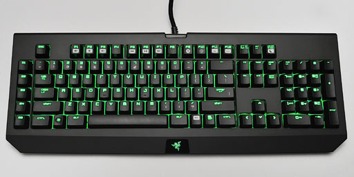 画像ギャラリー No.002のサムネイル画像 / 「Razer BlackWidow Ultimate 2013」を試す。青軸採用のゲーマー向けキーボードは，2013年モデルで何が変わったか