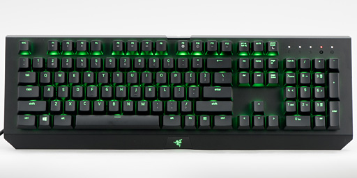 画像ギャラリー No.005のサムネイル画像 / 「Razer BlackWidow X Chroma」英語配列モデルを試す。「X」付きのBlackWidowは，従来モデルと何が違うのか