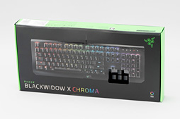 画像ギャラリー No.028のサムネイル画像 / 「Razer BlackWidow X Chroma」英語配列モデルを試す。「X」付きのBlackWidowは，従来モデルと何が違うのか