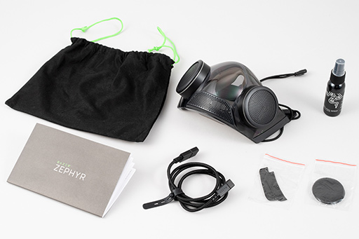 画像ギャラリー No.004のサムネイル画像 / 光るゲーマー向けマスク「Razer Zephyr」がやってきた。独特の外観を写真でチェック
