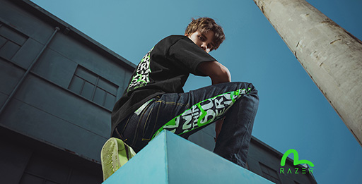 画像ギャラリー No.002のサムネイル画像 / Razerがデニムブランド「EVISU」とコラボ。ジーンズやパーカー，マウスやキーボードなどを2月25日に発売