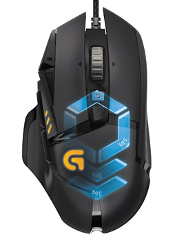 画像ギャラリー No.002のサムネイル画像 / Logicool G，マウスの新製品「G502RGB」を発表。「G502」のLEDを約1677万色対応としたマイナーチェンジ