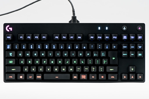 画像ギャラリー No.008のサムネイル画像 / Logicool G「Pro Mechanical Gaming Keyboard」レビュー。シンプルな外観の10キーレスRomer-Gモデル，その価値は