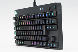 画像ギャラリー No.021のサムネイル画像 / Logicool G「Pro Mechanical Gaming Keyboard」レビュー。シンプルな外観の10キーレスRomer-Gモデル，その価値は