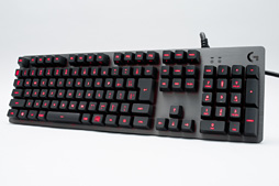 画像ギャラリー No.002のサムネイル画像 / 6月15日発売のLogicool G「G413 Mechanical Gaming Keyboard」をテスト。初のフローティングデザイン採用モデルは，打鍵感が違う!?