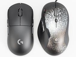 画像ギャラリー No.005のサムネイル画像 / Logicool G「PRO Wireless」「PRO HERO」レビュー。重量約80gのワイヤレスと約83gのワイヤードは軽量マウスの最適解か？