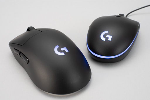 画像ギャラリー No.068のサムネイル画像 / Logicool G「PRO Wireless」「PRO HERO」レビュー。重量約80gのワイヤレスと約83gのワイヤードは軽量マウスの最適解か？