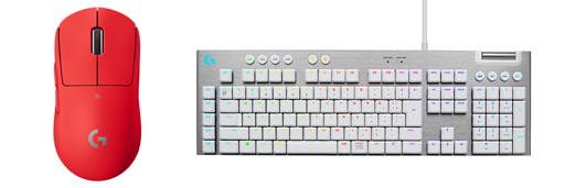 画像ギャラリー No.001のサムネイル画像 / ロジクール，軽量マウス「PRO X SUPERLIGHT」に真っ赤なカラバリを追加。薄型キーボード「G813」はホワイトモデルが登場