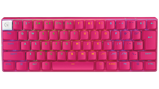 画像ギャラリー No.004のサムネイル画像 / 光学式キースイッチ採用の60％ワイヤレスキーボード「PRO X 60」がロジクールから5月16日に国内発売決定