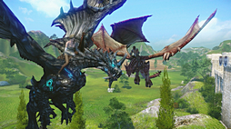 画像ギャラリー No.013のサムネイル画像 / ［G-Star 2012］WeMadeの新作「ICARUS」は上空を舞うドラゴンから別のドラゴンに飛び移って空中での捕獲が可能。その様子をムービーで確認しよう