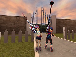 画像ギャラリー No.005のサムネイル画像 / 「ペーパーマン×スペースインベーダー」，コラボ武器や衣装が本日登場