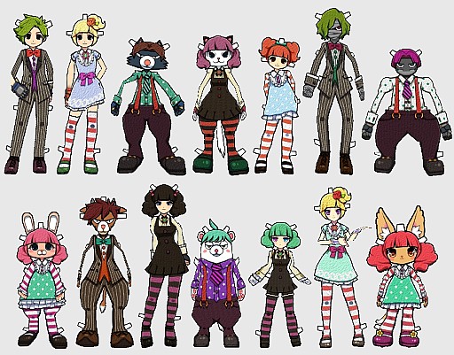 画像ギャラリー No.008のサムネイル画像 / 「ペーパーマン」，ケモノ系キャラクター＆PvEバランス調整を実施