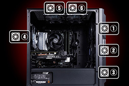画像ギャラリー No.004のサムネイル画像 / コスパ重視のゲームPC「NEXTGEAR」からRTX 4070＆Ryzen 7 5800X3D搭載で約25万円の高スペックモデルが登場