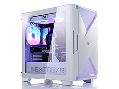 白色PCケースとアドレサブルRGB LEDファン採用のゲーマー向けPCがマウスから発売に