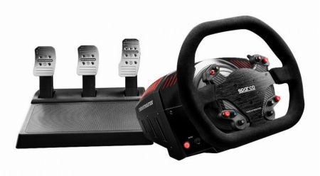 画像ギャラリー No.001のサムネイル画像 / MSY，ThrustmasterとSPARCOのコラボモデルとなるステアリングコントローラを発売。PCとXbox Oneに対応