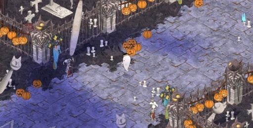 画像ギャラリー No.004のサムネイル画像 / 「AngelLoveOnline」，ハロウィンイベントが開催。各街が限定デコレーションに