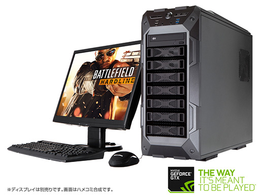 画像ギャラリー No.001のサムネイル画像 / ドスパラ，GTX 900シリーズ搭載の「BF Hardline」推奨PC計4製品を発売
