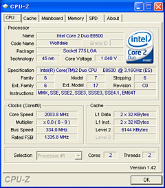 画像ギャラリー No.009のサムネイル画像 / L2 6MBの実力は？“Wolfdale”「Core 2 Duo E8500/3.16GHz」レビュー掲載