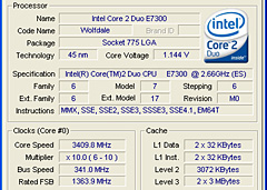 画像ギャラリー No.009のサムネイル画像 / 1万円台の45nm世代デュアルコアCPU,「Core 2 Duo E7300」&「Pentium Dual-Core E5200」レビュー掲載