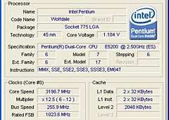 画像ギャラリー No.011のサムネイル画像 / 1万円台の45nm世代デュアルコアCPU,「Core 2 Duo E7300」&「Pentium Dual-Core E5200」レビュー掲載