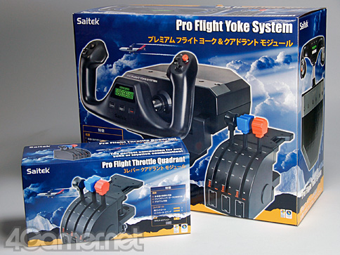 画像ギャラリー No.001のサムネイル画像 / 期間限定で1万円引き。Saitek製ヨークとスロットルのセット